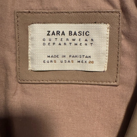 Zara Leather Moto Jacket - Picture 4 of 5